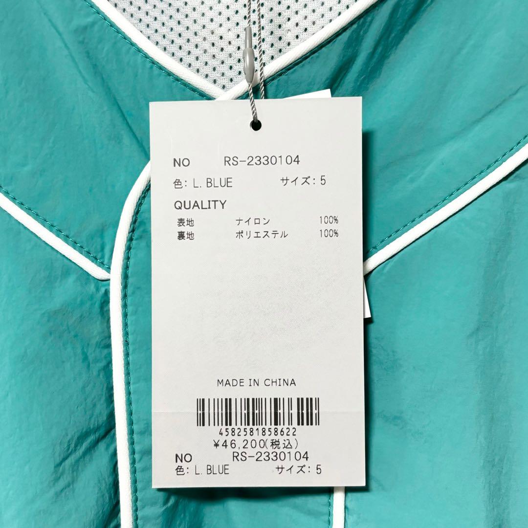 新品 ラッセルノ ゴルフ B.B Vネック プルオーバー ライトブルー L 5