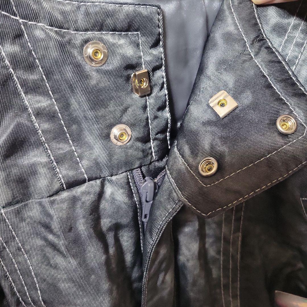 CISMON スキーウェア ブラック/マルチカラー上下セット