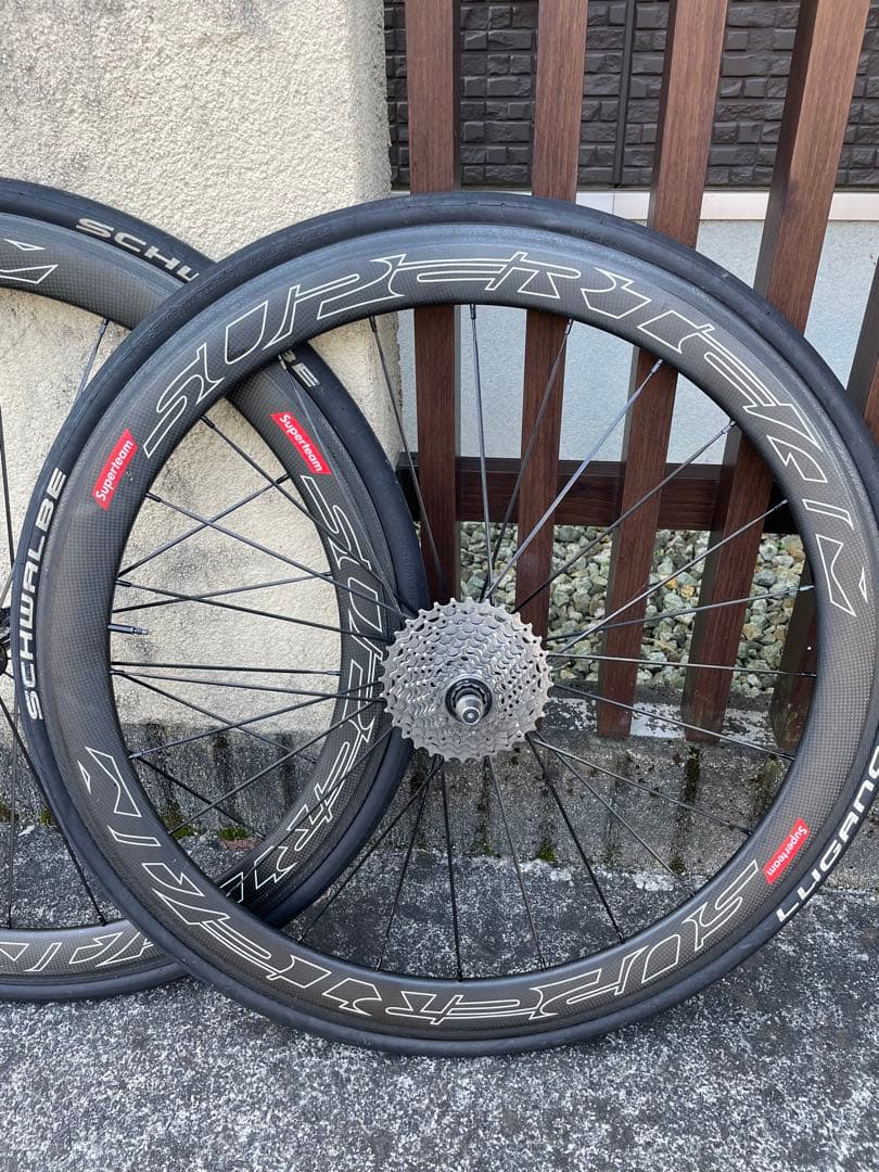 SUPERTEAM カーボンホイール50mm 前後両セット