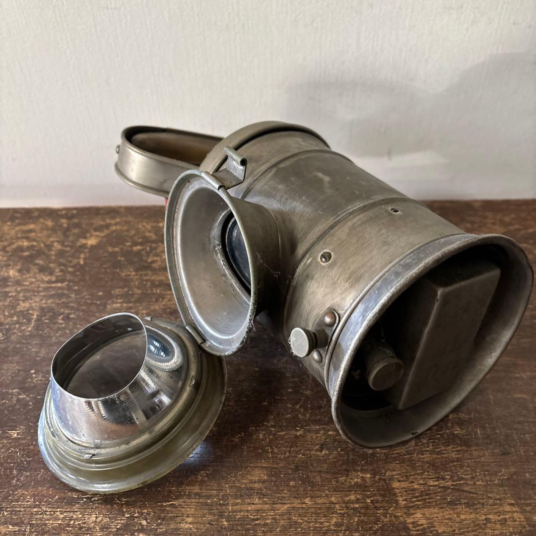 古い合図燈 ランタン(動作不可.欠品アリ.ジャンク品)カンテラ.国鉄.信号燈.