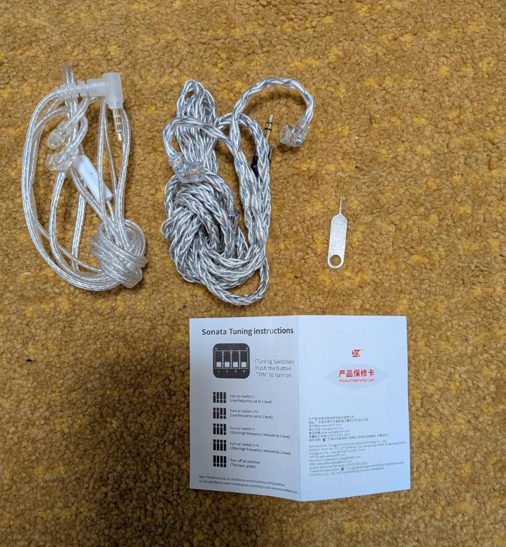 KZ Sonata リケーブル付き 美品