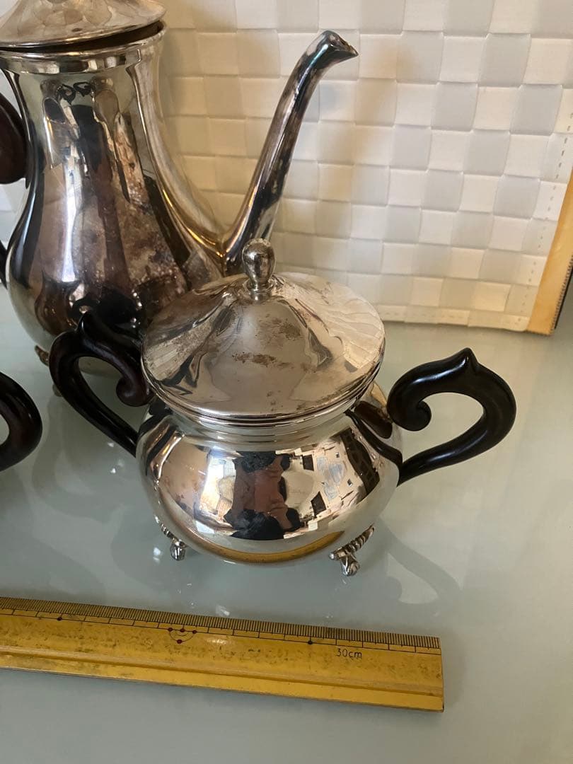 シルバーメッキ　リプロダクト　3点セット