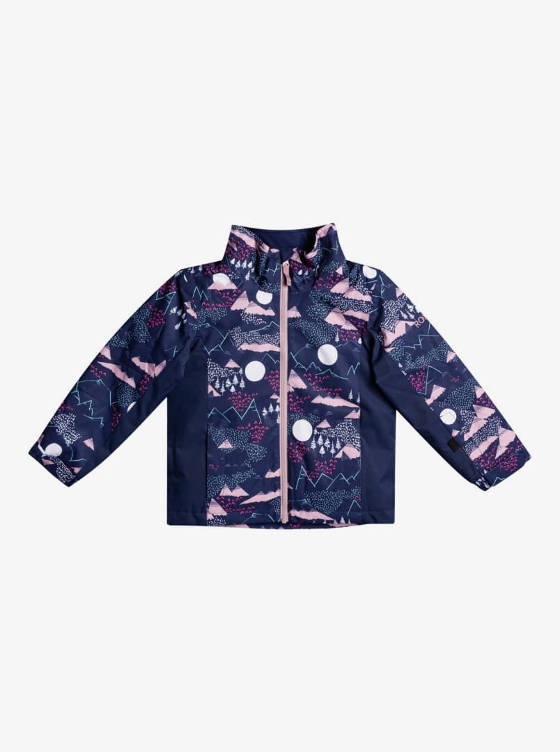 未使用 ROXY ロキシー スノージャケット スキーウェア 100cm 紺 紫