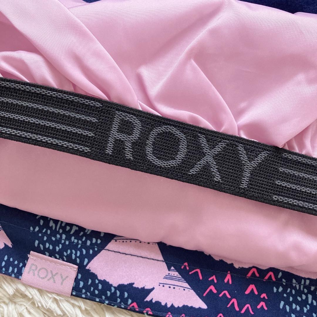 未使用 ROXY ロキシー スノージャケット スキーウェア 100cm 紺 紫