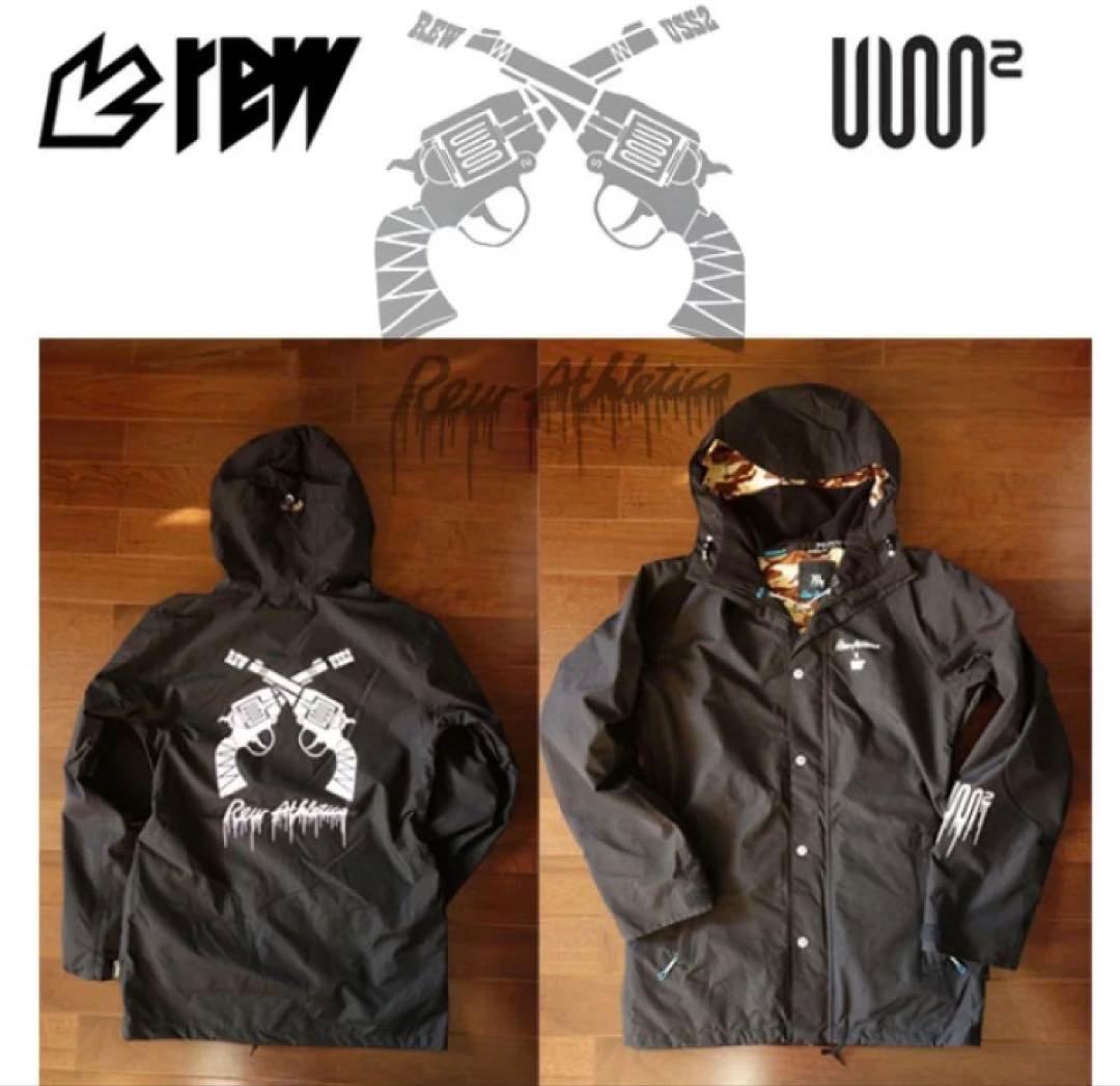 【美品】REW×USS2アールイーダブリュ　スタジアムプラス　ジャケット M