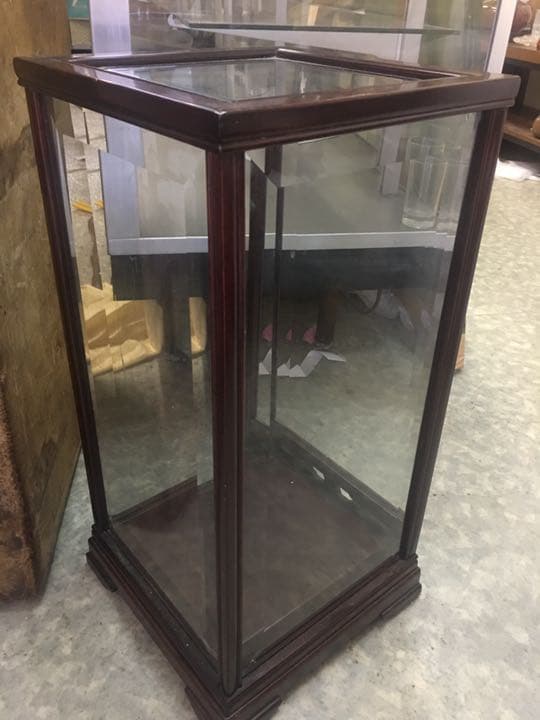 特殊ガラスケース 紫檀ガラスケース
