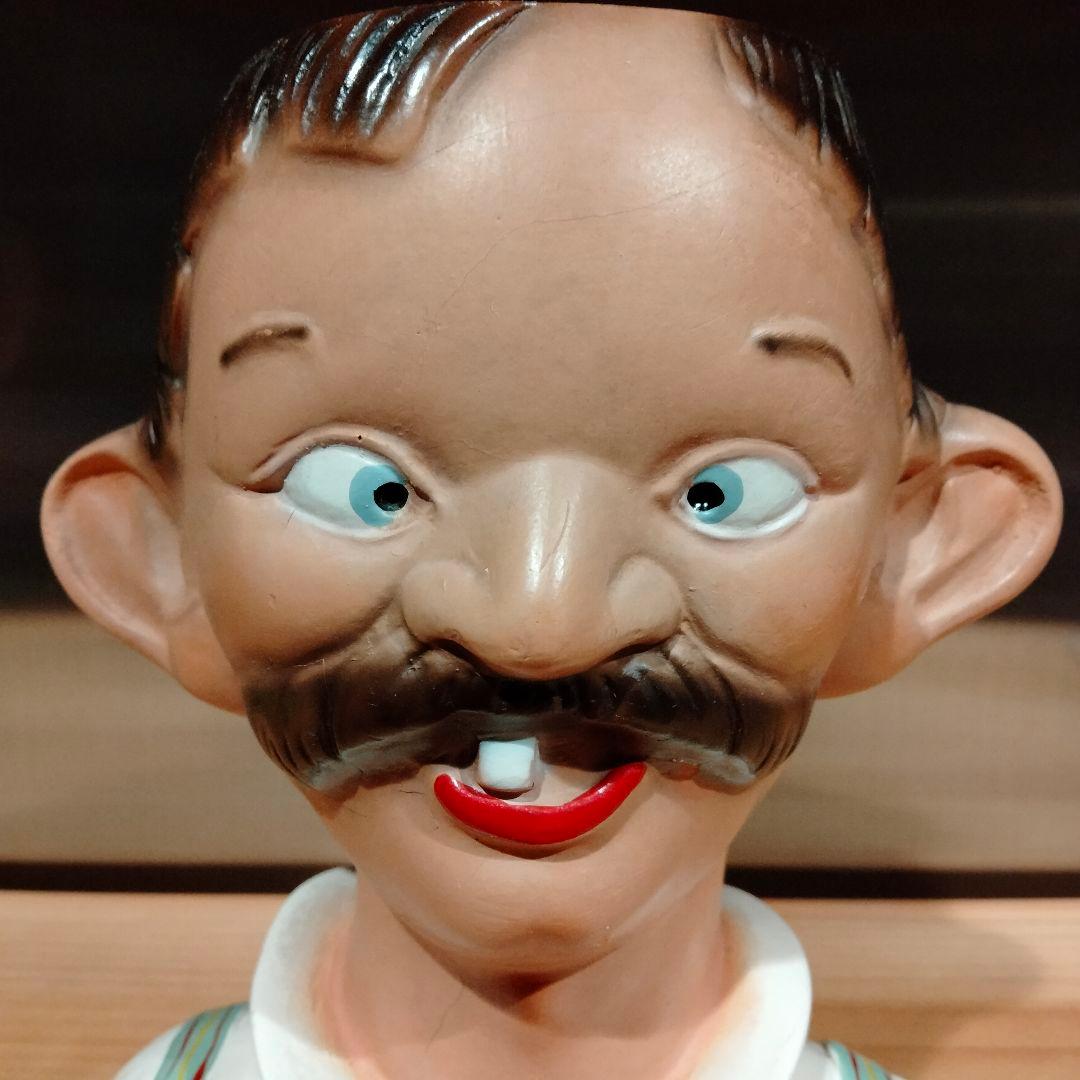 美品 ビンテージ 四つ目　4つ目　置物　ミッドセンチュリー　酔っ払い