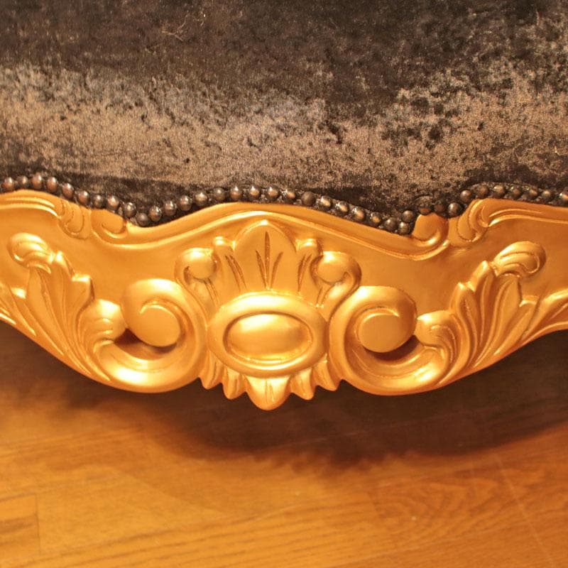 クイーンチェア ソファ ブラック 一人掛け インテリア 682-178