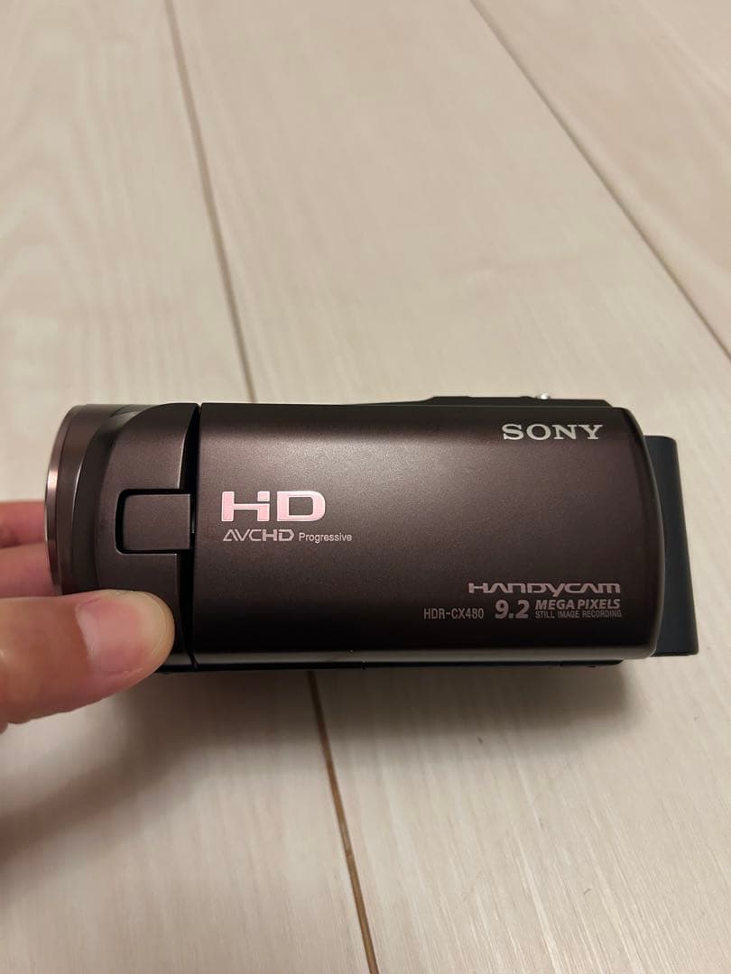 【美品・動作確認済み】SONY HDR-CX480ブラウン 本体＋バッテリー付属