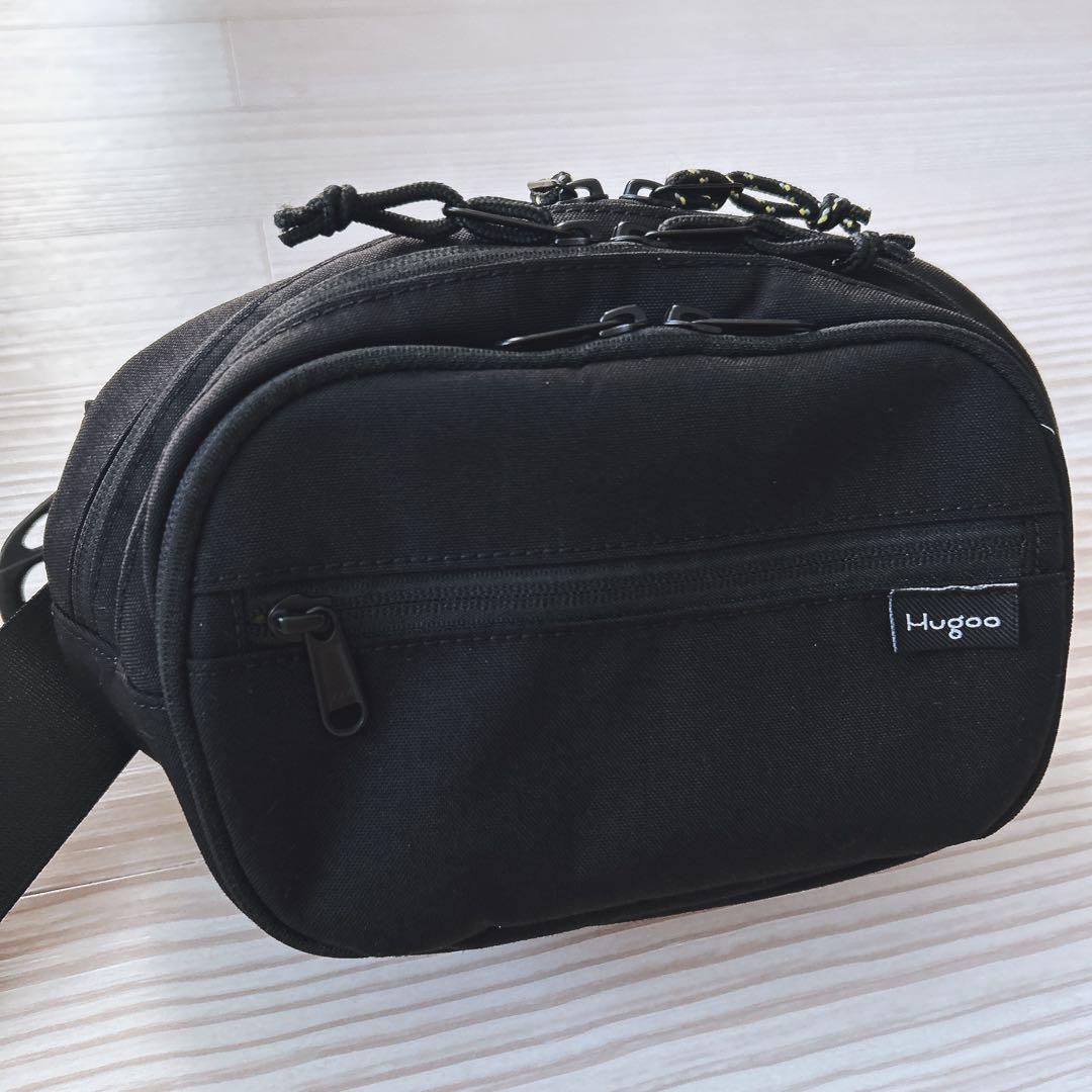 Hugoo ハグー ヒップシート 抱っこ紐 スリング ショルダーバッグ　大容量