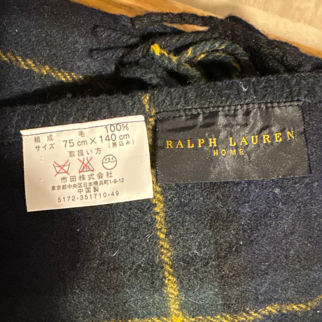 ラルフローレン　ブランケットネイビー✖️4枚