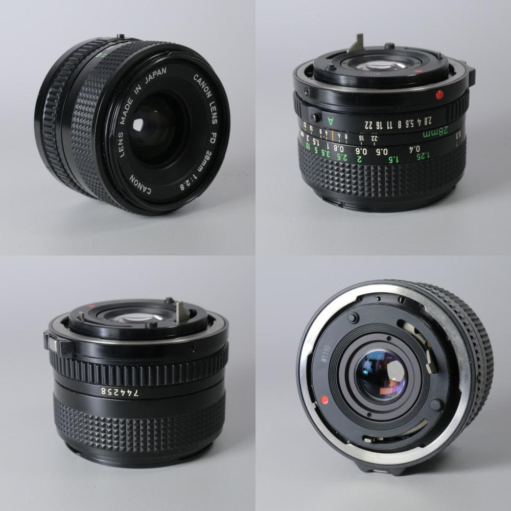 ☆完全動作☆美品!! Canon AE-1　プログラム　28mm2.8 ＃222