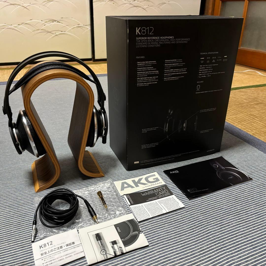 AKG K812 ヘッドホン 完品 動作確認済み