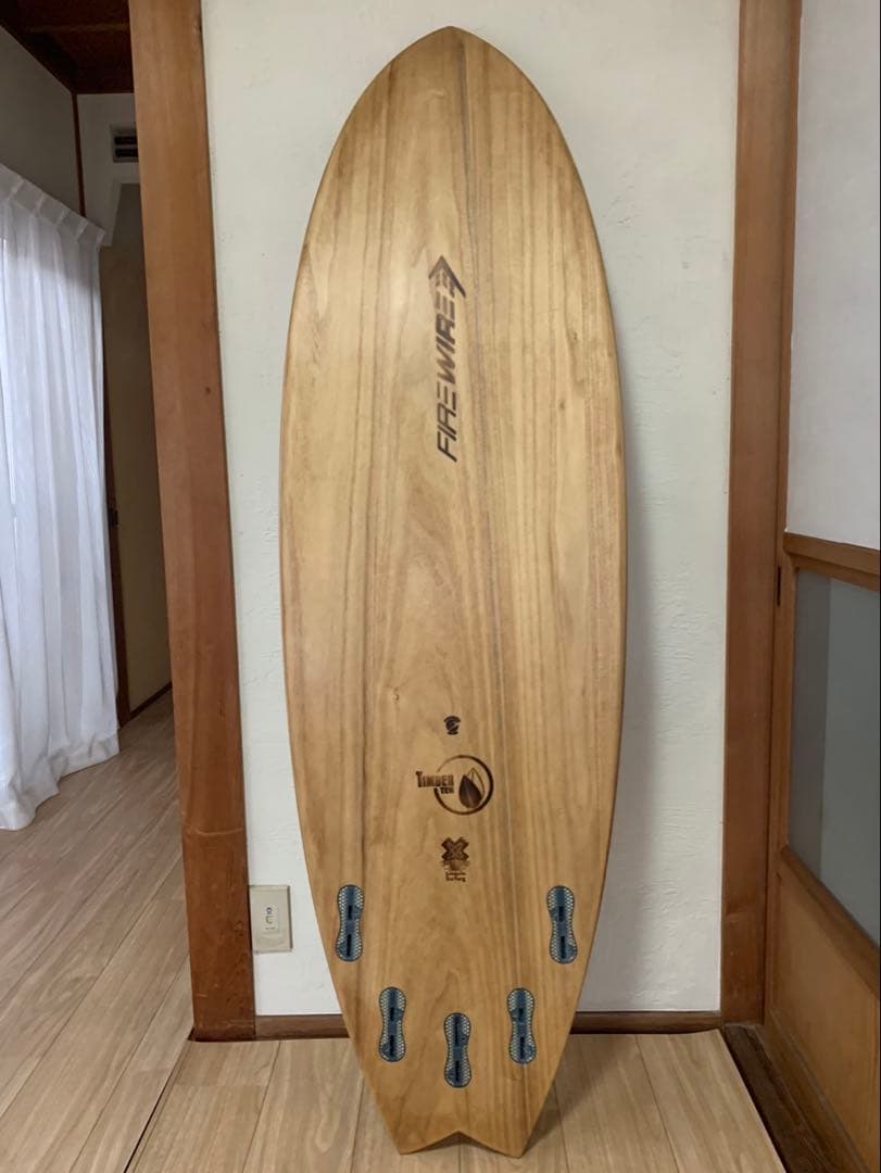 ファイヤーワイヤー　ラウンドノーズフィッシュ　5.5 FCS2フィン付き