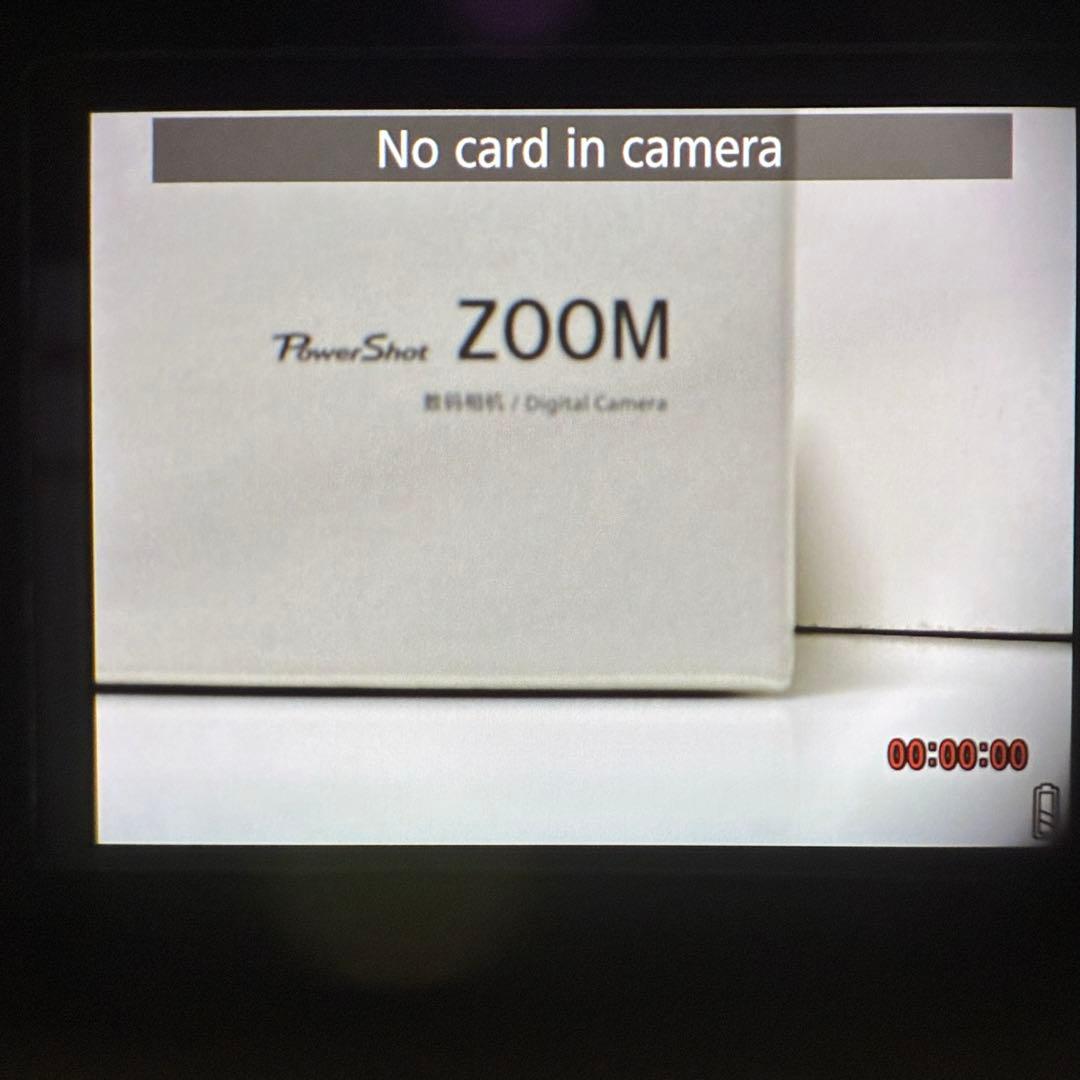 キャノン PowerShot ZOOM デジタルカメラ 美品 microSD付