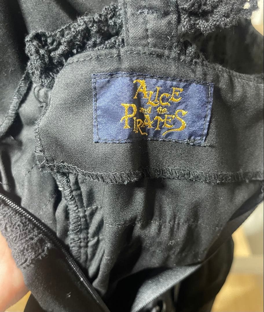 ALICE and the PIRATES 黒 リボン ゴシックロリータ JSK