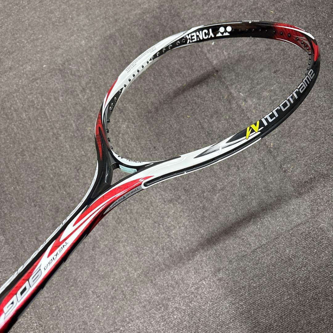 NEXIGA 90G ソフトテニスラケット 赤黒