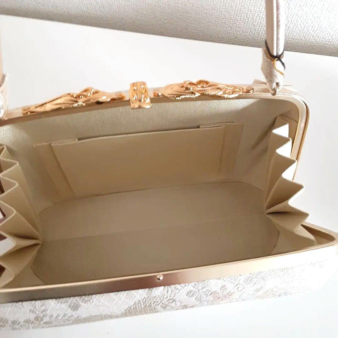 未使用 西陣織 / 印伝 彩織 Pearltone 和装用バッグ