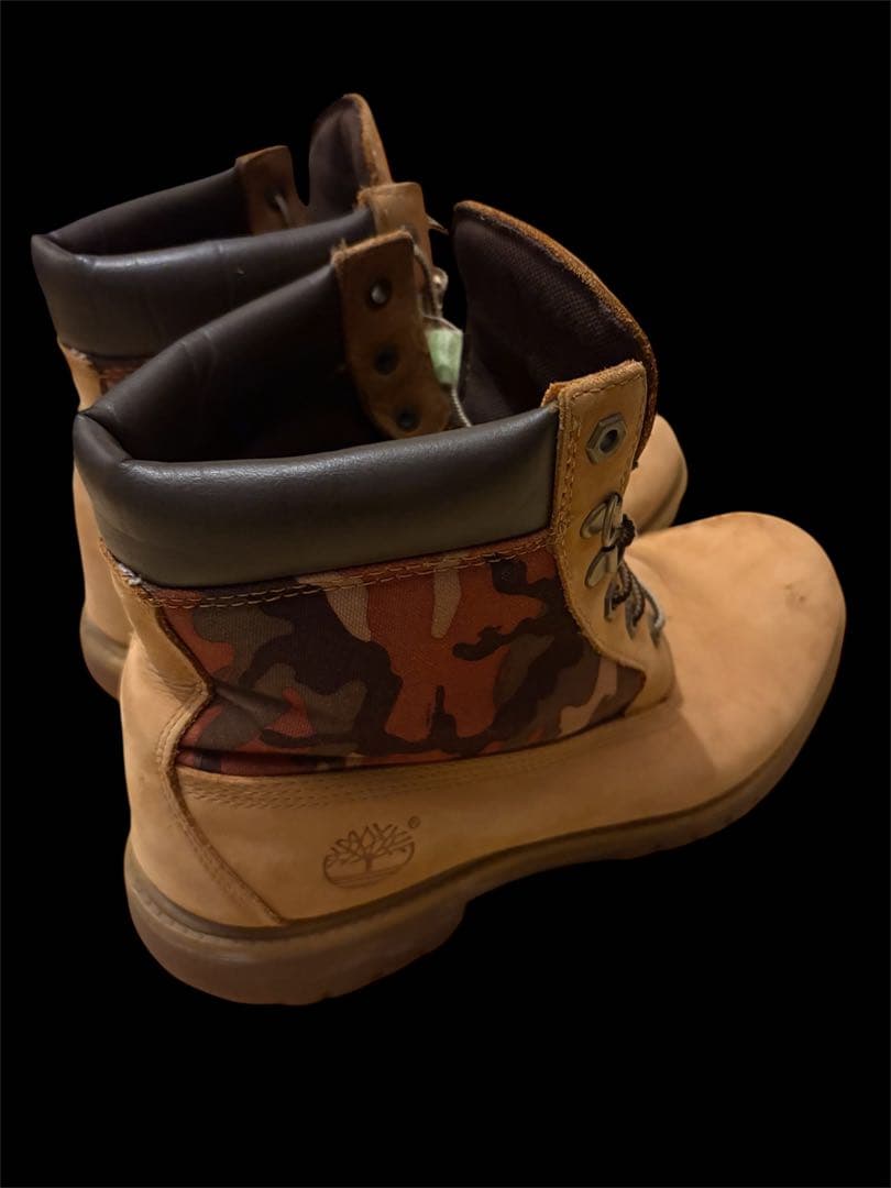 希少 ティンバーランド 迷彩柄 イエローブーツTimberland 27cm