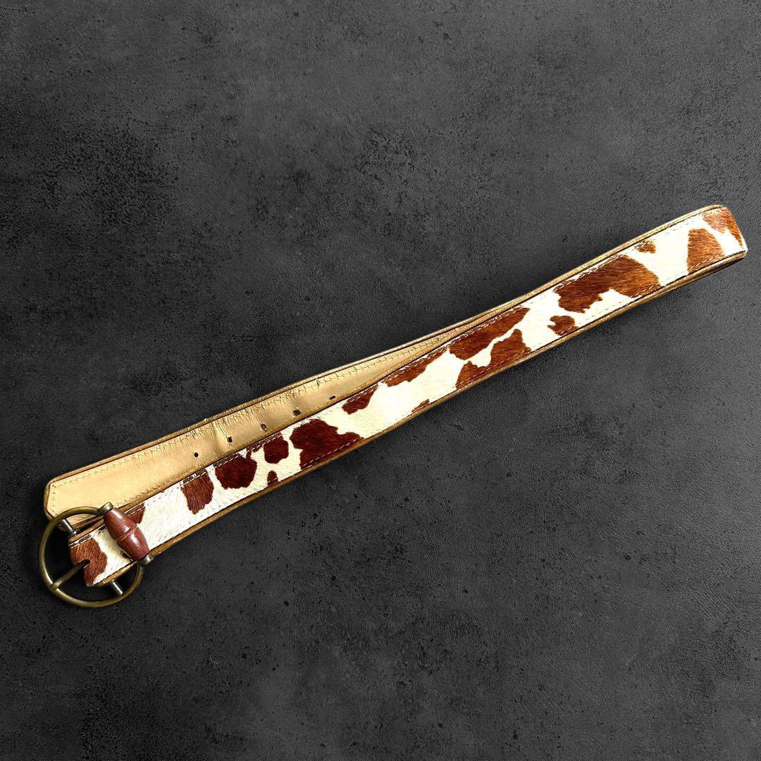 希少✨DOLCE&GABBANA Cow Harako Belt