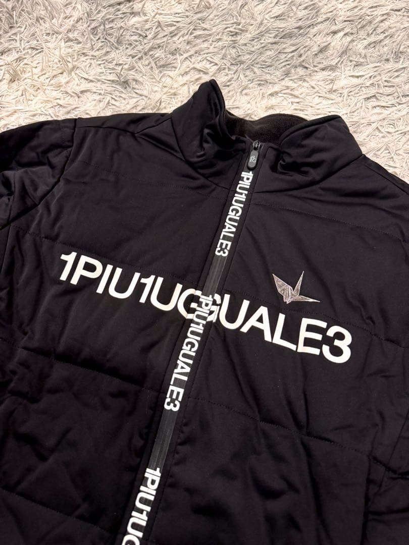 1PIU1UGUALE3 GOLF 中綿ブルゾン ブラック