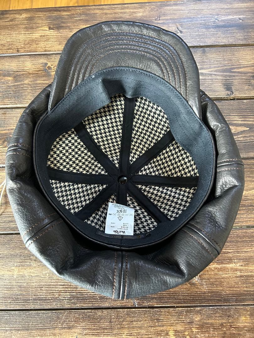 WESTRIDE ウエストライド 本革　レザーキャスケット　ロック　ロカビリー