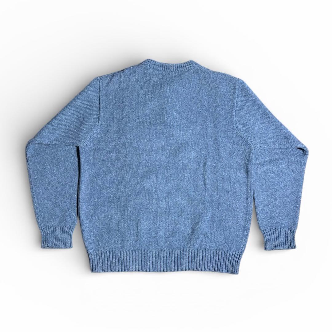 90s llbean エルエルビーン ヘンリーネック コットンニット 古着