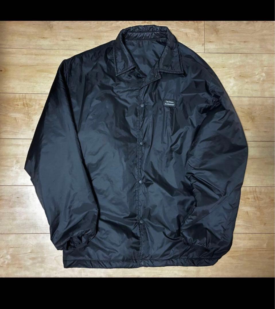 【送料込】ennoy nylon coach jacket L 黒　エンノイ