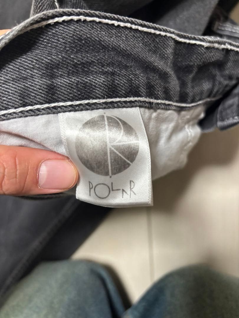 POLAR SKATE BIGBOY 旧ロゴ　グレー　デニム　Mサイズ