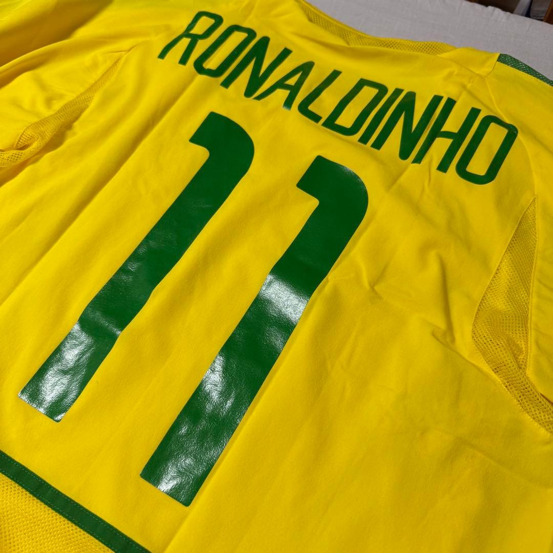 NIKE 2002-03 ブラジル代表　ロナウジーニョ　ユニフォーム