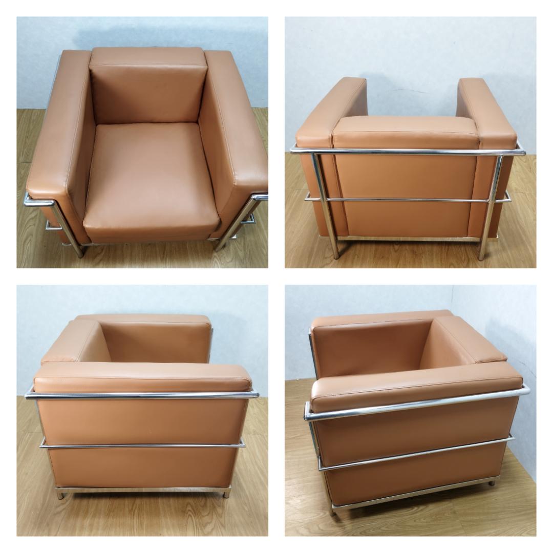 K♢157 ル・コルビジェ LC2（リプロダクト） ソファ