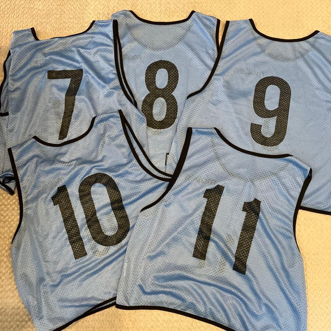 ボランチmolten 蛍光イエローオレンジブルー　ビブス