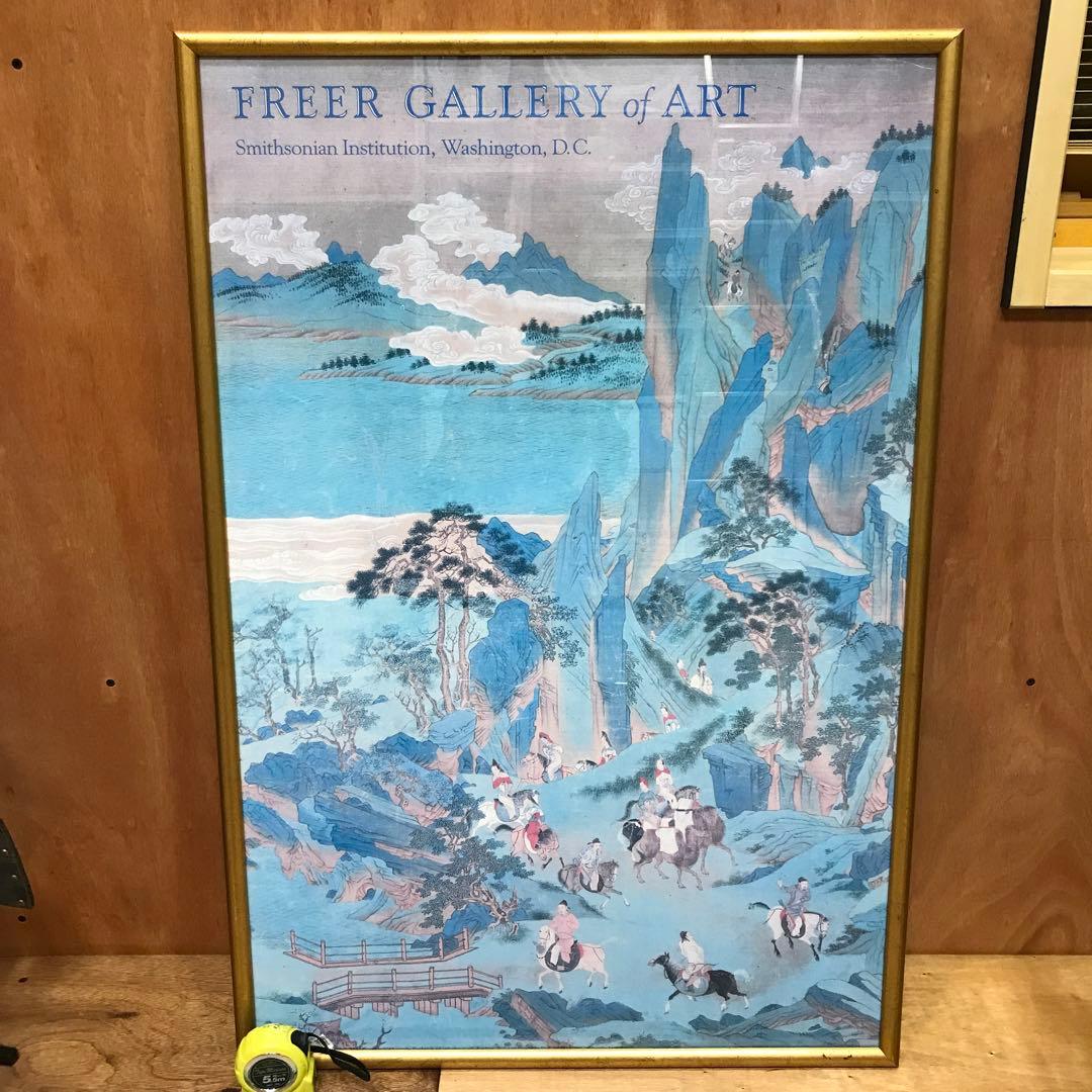 スミソニアン協会　フリーア美術館　ポスター中古品　大きめサイズ