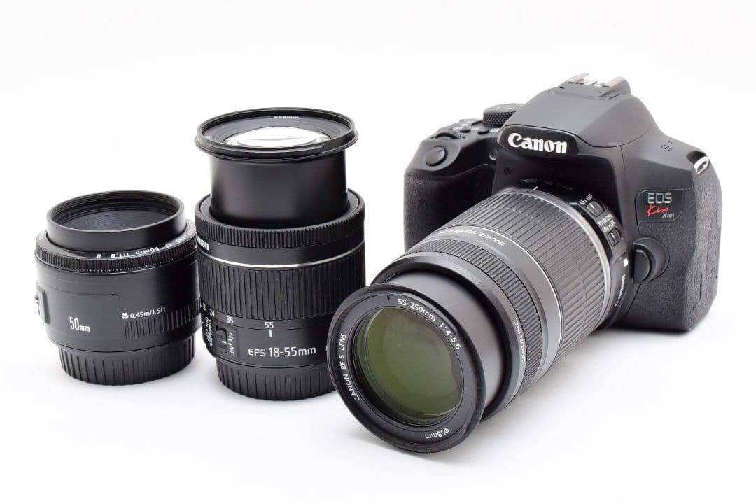 すぐに使える！豪華フルセット✨キヤノン EOS KissX10i✨トリプルレンズ