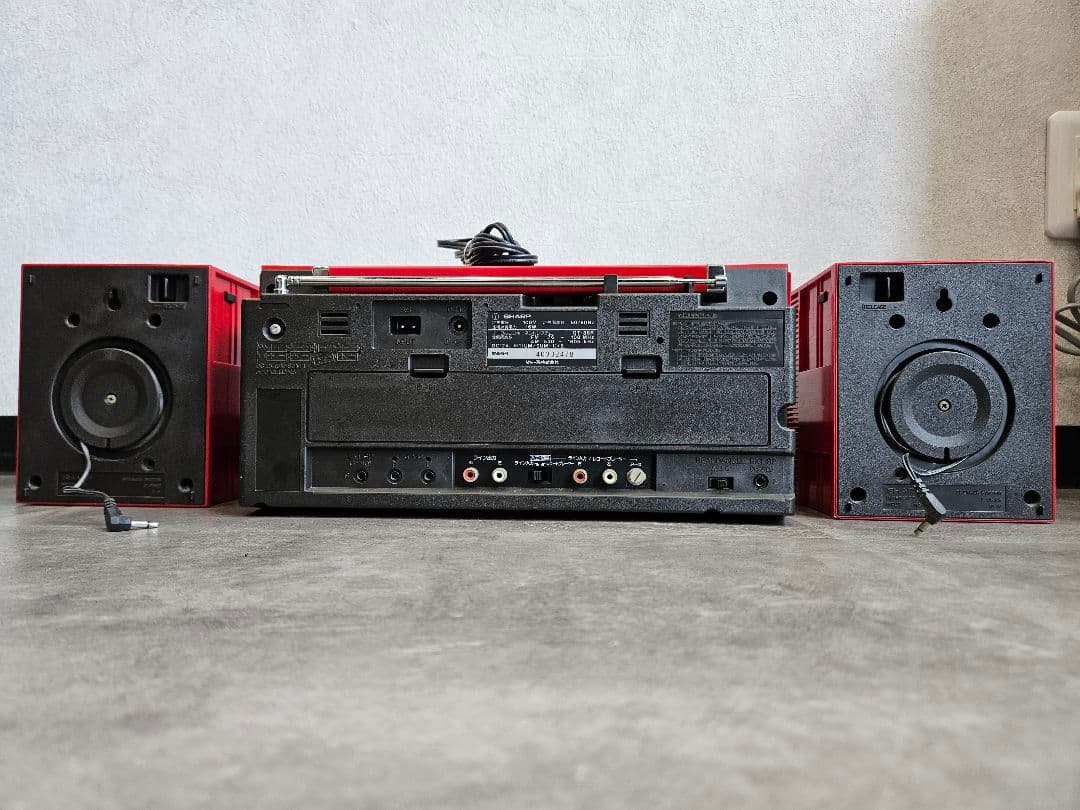 昭和レトロ希少【 SHARP QT-88 QT88 MK 2 ラジカセ　当時物