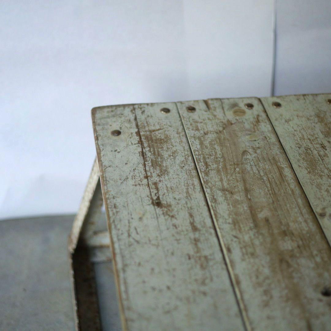 台　スツール　アンティーク　レトロ　踏み台　インテリア　店舗什器