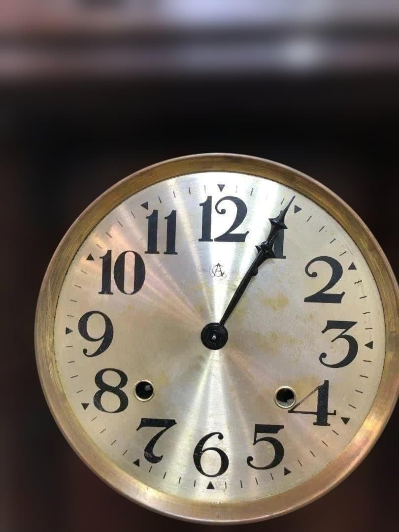【送料無料】昭和13年製 矢野時計製作所 壁掛け 振り子時計 251105