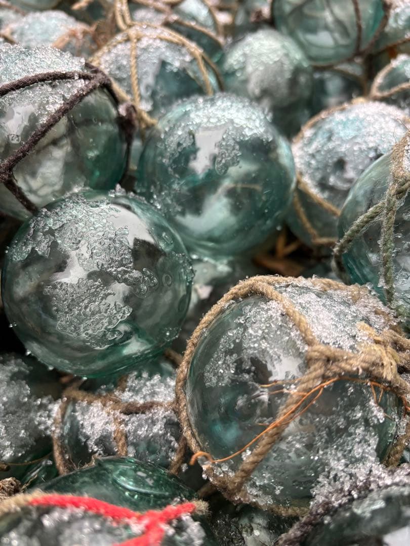 浮き玉　ガラス玉　約５〜6.5㎝❗️125個❗️可愛い小玉❗️