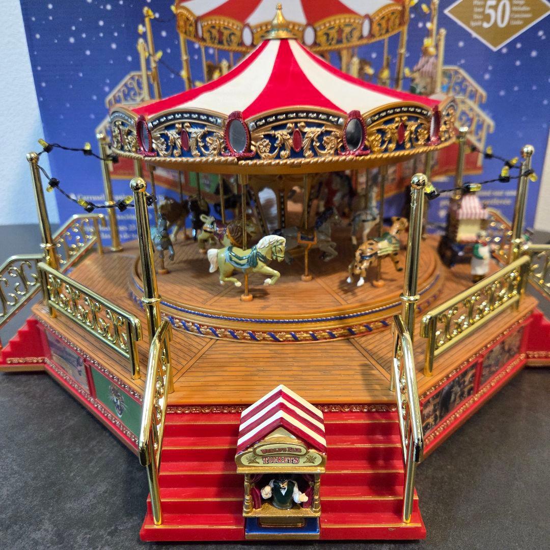 【完動品】ミスタークリスマス　カルーセル　ゴールドラベル　メリーゴーランド