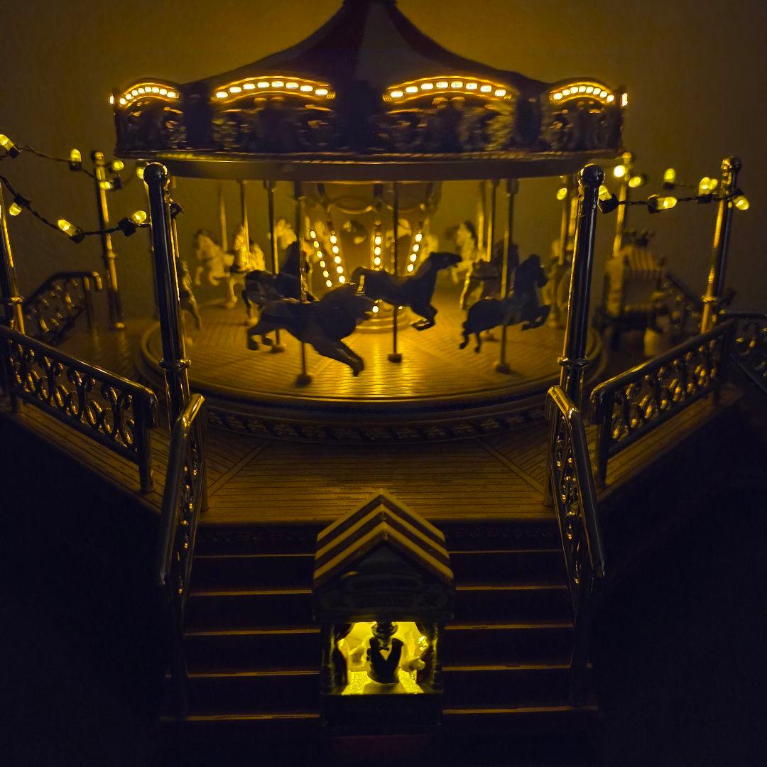 【完動品】ミスタークリスマス　カルーセル　ゴールドラベル　メリーゴーランド