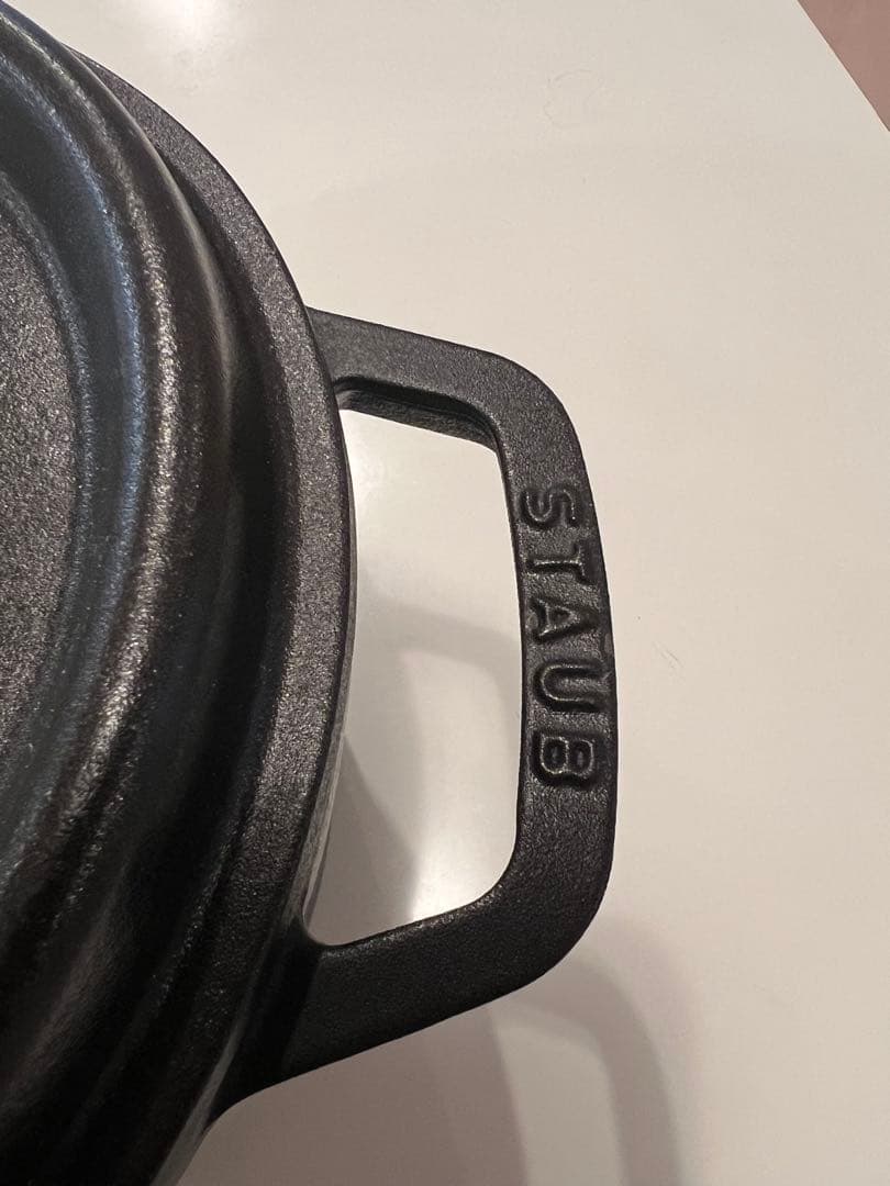 STAUB ストウブ　ピコ　ココット　マット黒　37cm