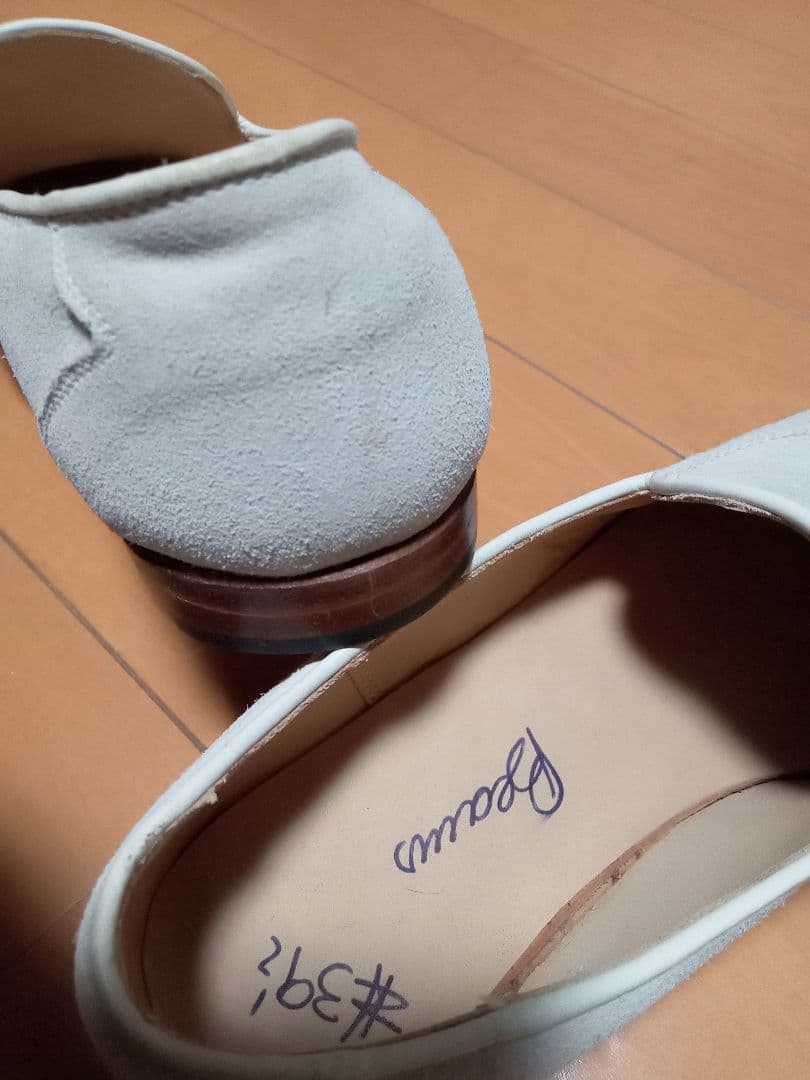 定価約15万円　リカルドフレッチャー・ベステッティ　スエードヴァンプローファー