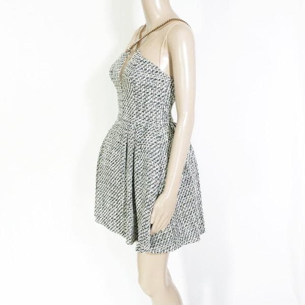 新品 エリザベッタフランキ ツイード調ワンピース 38 EOP1661 Sサイズ