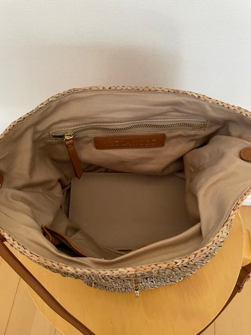 ヴィオラドーロ MIRO 2wayラフィアトートバッグ、かごバック