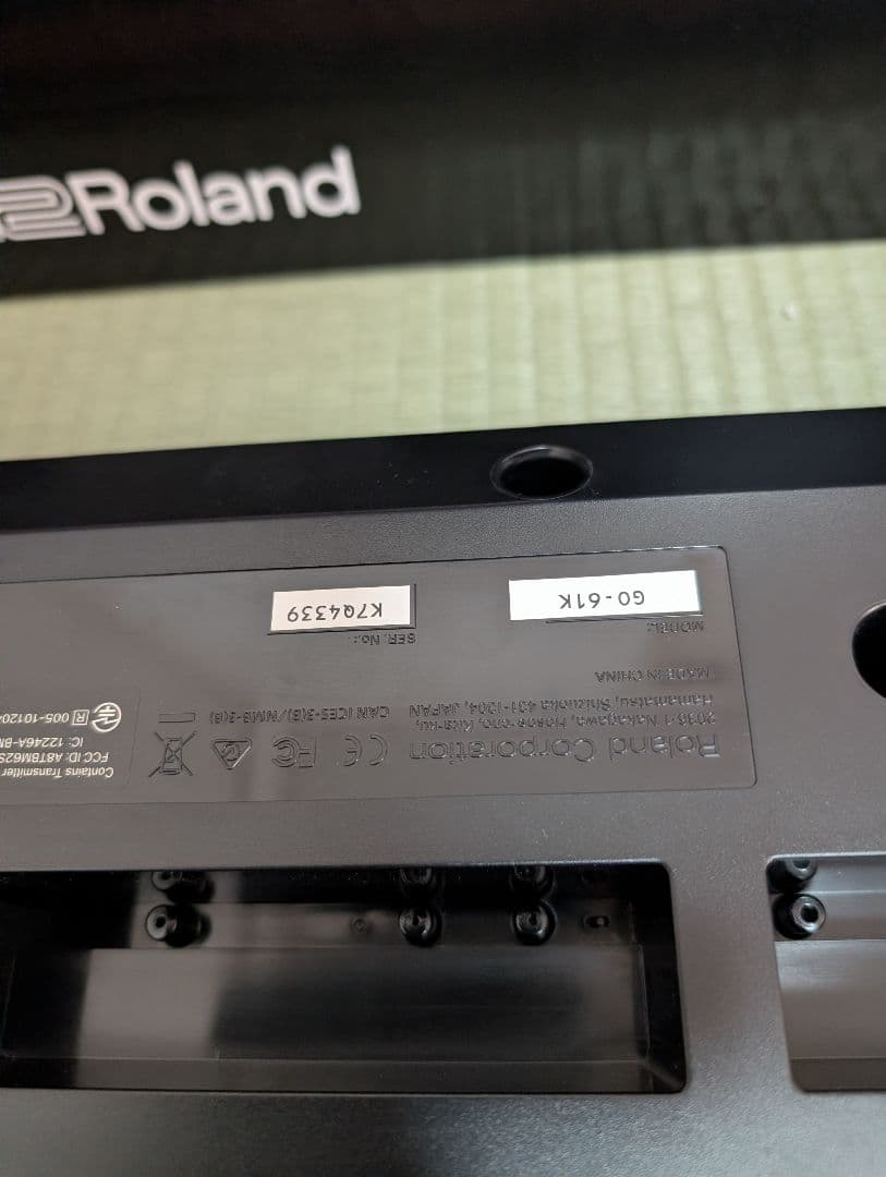 【美品・動作確認済】Roland Go:Keys 61鍵 レッド　ソフトケース