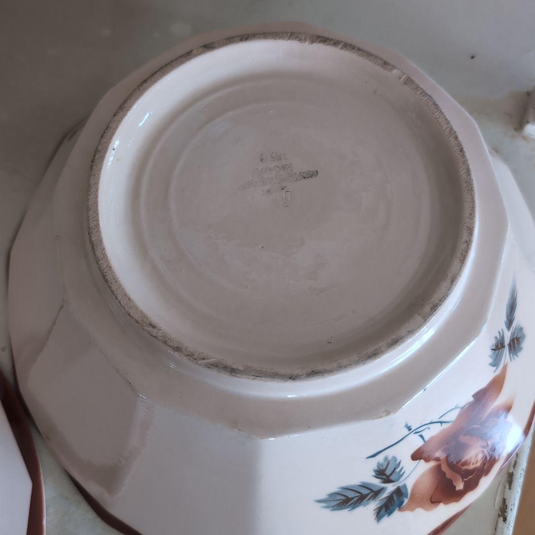 フランスアンティーク　ボウルなべ２セット　サルグミンヌ　ディゴワン