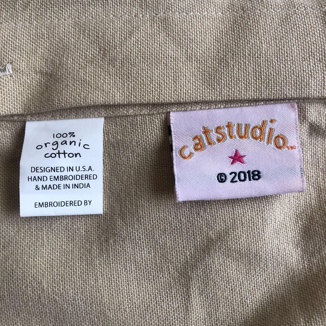 コロラド州の刺繍　クッションカバー