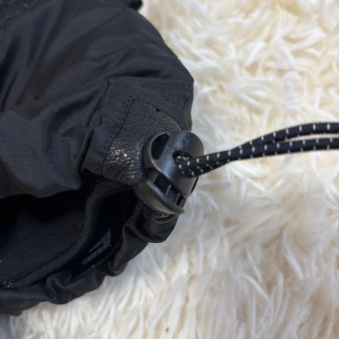 美品 ノースフェイス ダウン グローブ ミトン 黒 スノーボード 防寒 雪国