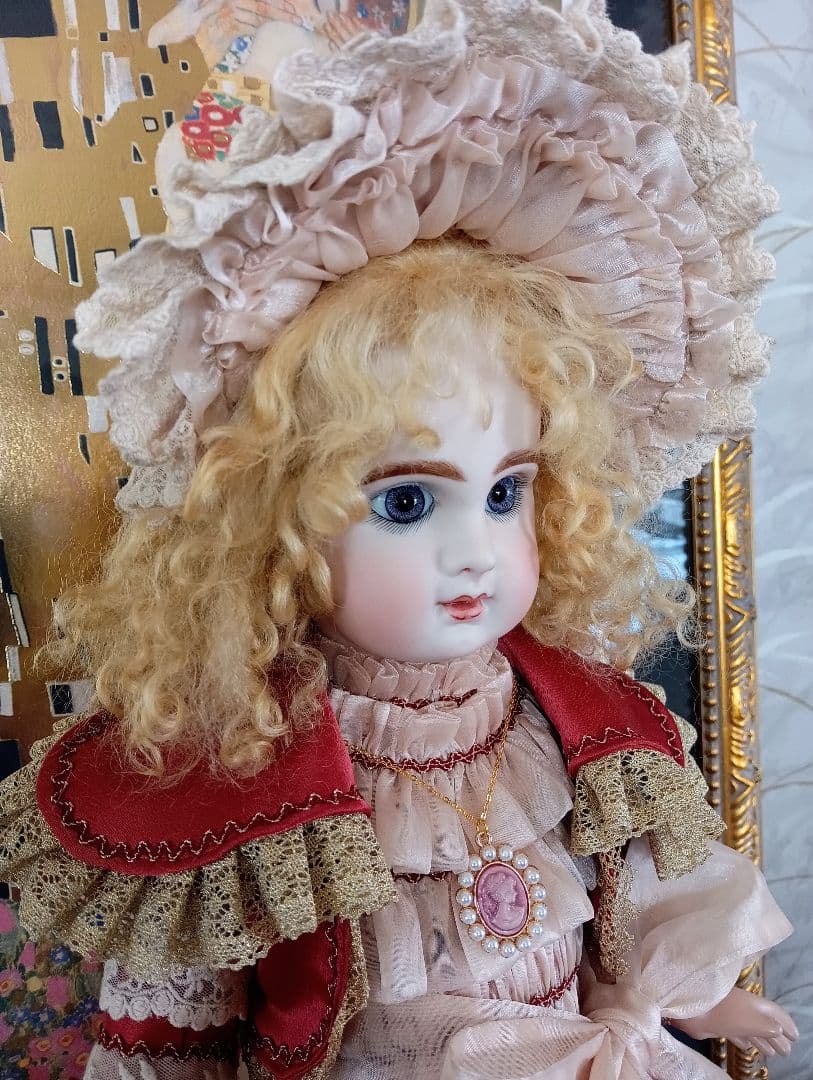 ビスクドール　♥ビクトリアンスタイル のジュモー　ヴァイオレットの眼差し♥