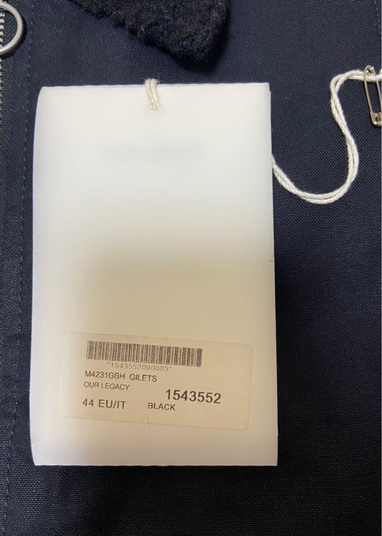 トップス OUR LEGACY 23AW GRIZZLY VEST 44